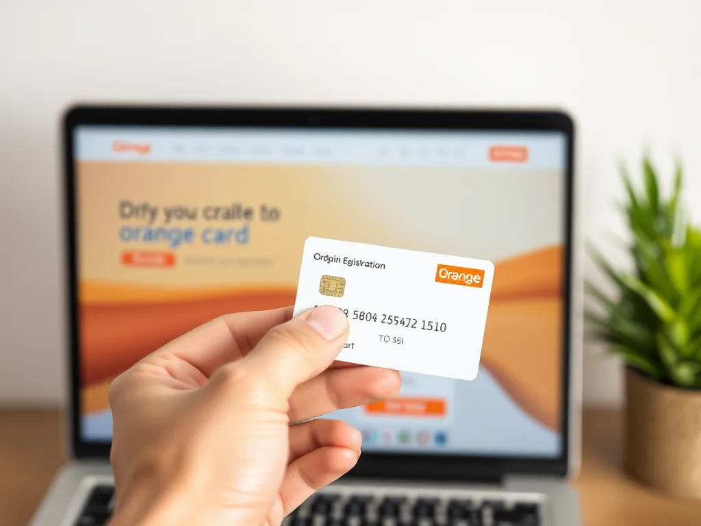Jak zarejestrować kartę orange przez Internet?