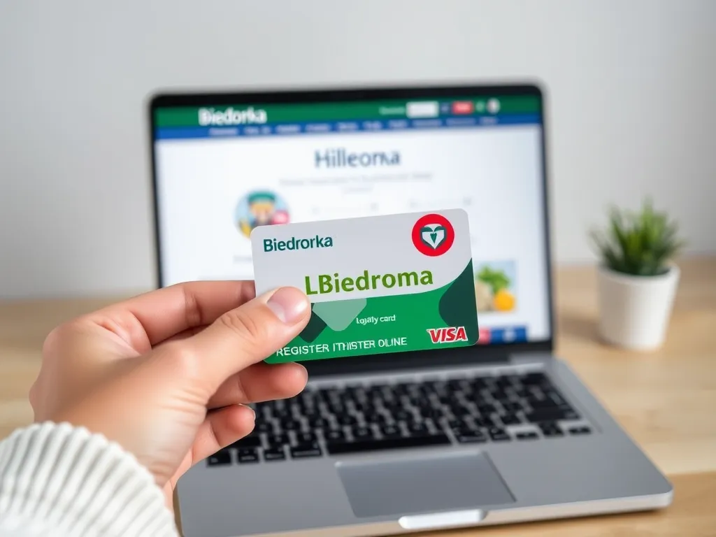 Jak zarejestrować kartę biedronki przez Internet?