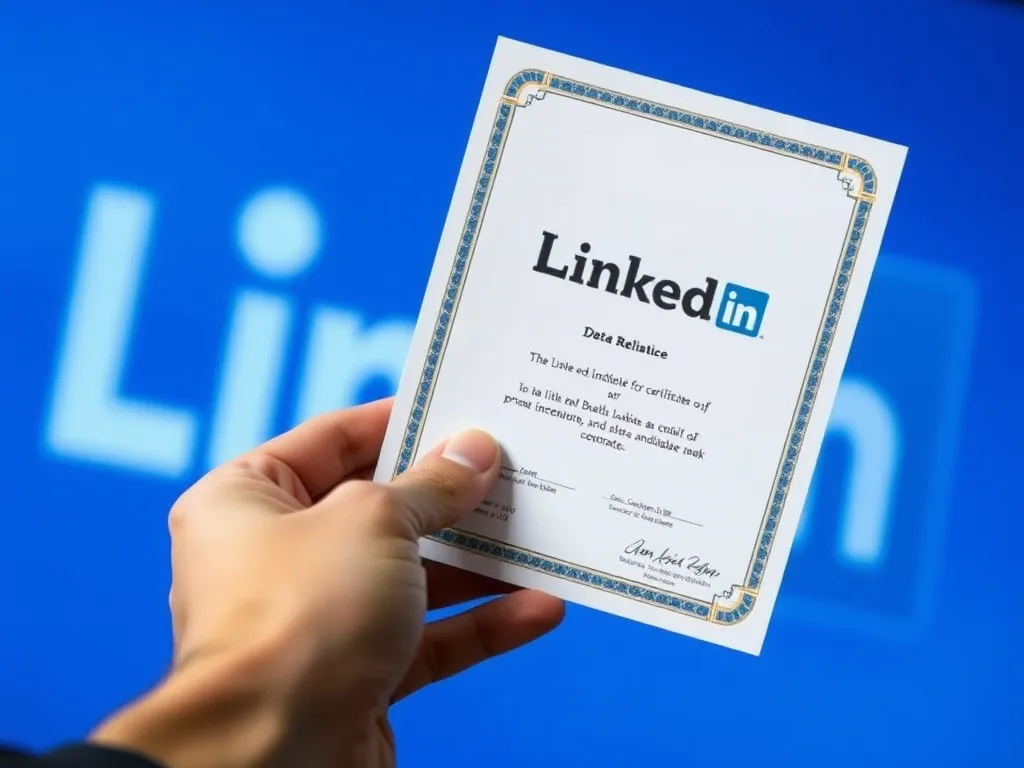 Jak dodać certyfikat na LinkedIn?